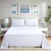 CHARKHAH Polycotton Flat Sheets with Single Double King Size Bed