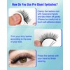 Waterproof Self Adhesive Eyelashes, Cat Eye 6-14mm, 5 Pairs Natural