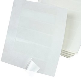 The Library Store Pre-Cut Book Jacket Attaching Tabs 500 per Package