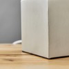 MiniSun | Modern Brushed Chrome Cube Design Touch Table Lamp