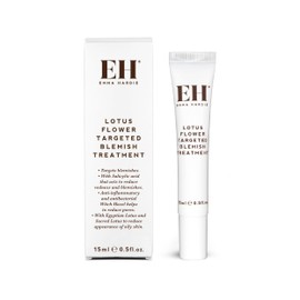 Emma Hardie 15ml Lotus Flower Blemish Treatment with Antibacterial Witch Hazel, Reduces Redness & Blemishes, Anti-inflammatory & Balancing, Perfect for Combination to Oily Skin, Vegan & Cruelty Free