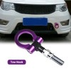 Universal Car Tow Hook Towing Ring Kit, Aluminum Alloy Universal
