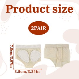 Watlikeup 2 Pairs Foot Thongs for Dance Girls,Anti-Slip Half Sole Toe Pads for Ballet,Belly Dance,Jazz,Modern Dance,Yoga,Comfortable Design Dance Foot Thongs,Toe Thongs for Dancing for Women and Girls (Beige)