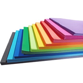 Kreative Arts Hojas de Colores Fuertes Paquete con 100pz Surtidos