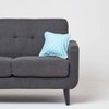 Homescapes Polka Dot Cushion Cover for Decorative Cushions, Light Blue,