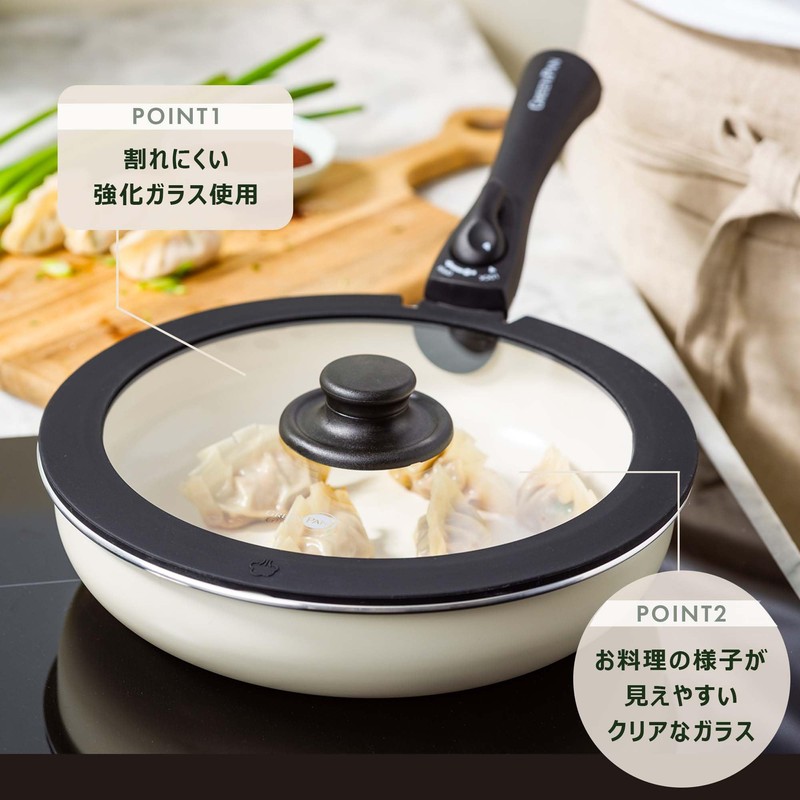 Green Pan Click Chef Glass Lid 10.2 inches (26 cm)