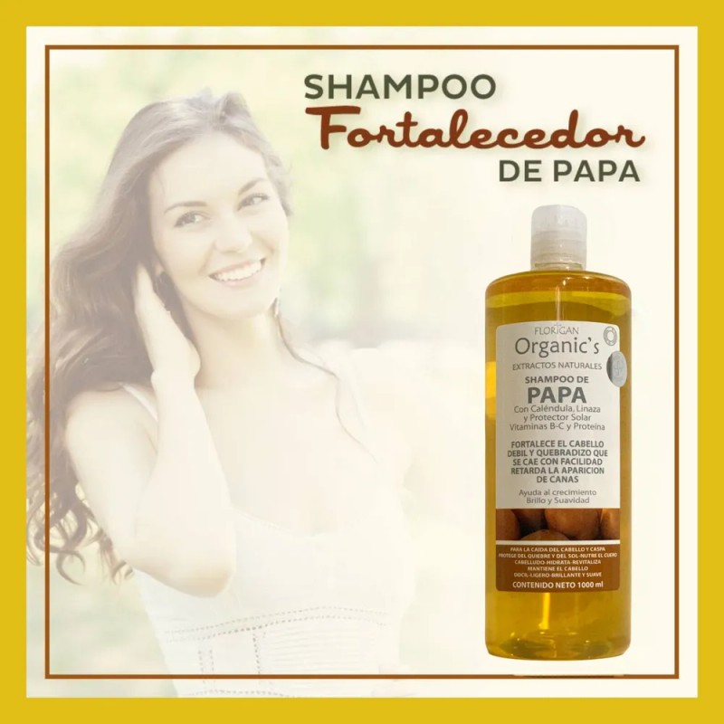 Shampoo De Papa Calendula Linaza Vit B-c Prot Florigan Origi