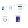 500pcs Grip Seal Bags 5 Mixed Size Reusable Poly Zip