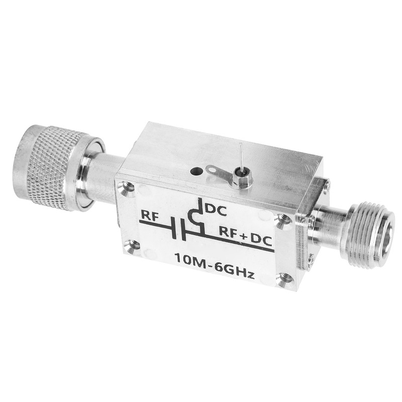 RF Broadband Amplifier Module Aluminium Alloy Bias Tee DC Blocker