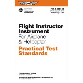 Flight Instructor Instrument Practical Test Standards for Airplane & Helicopter