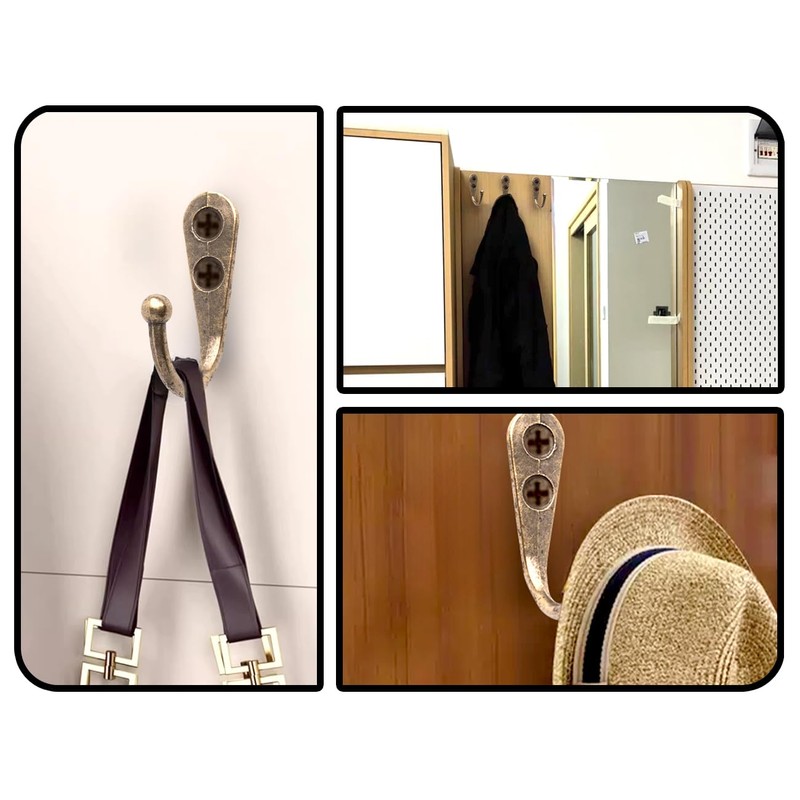 Lhbwhiz Pack of 15 hooks, mini coat hooks, key hooks,