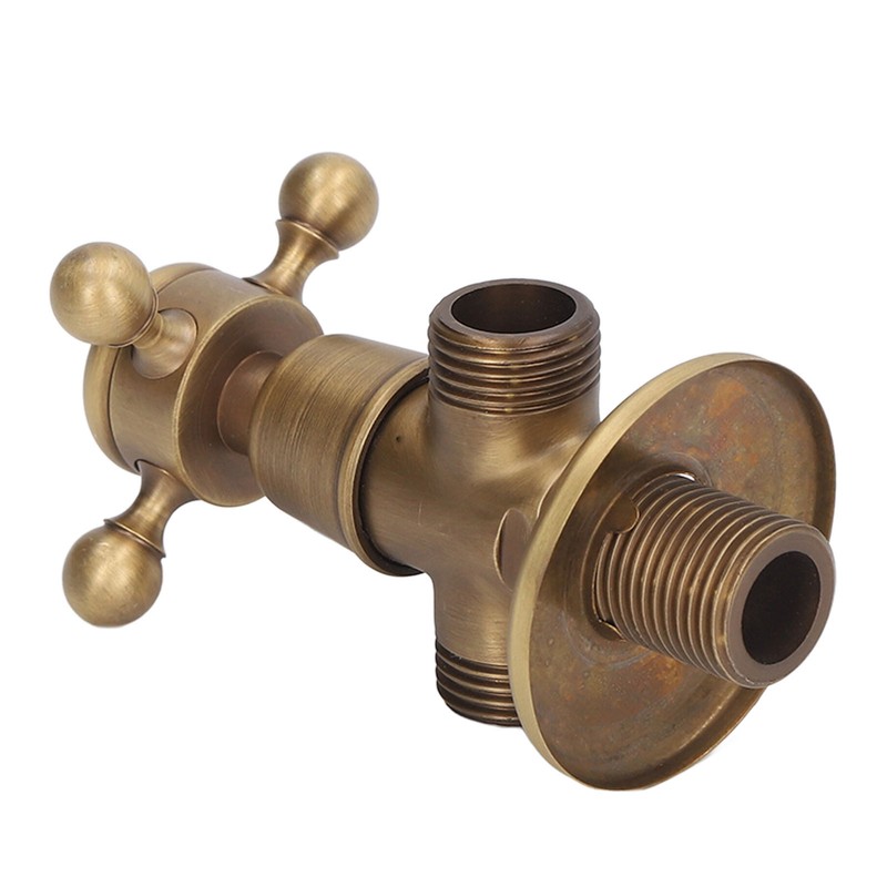 Angle Valve Vintage Style Brass High Hardness Good Sealing Cold