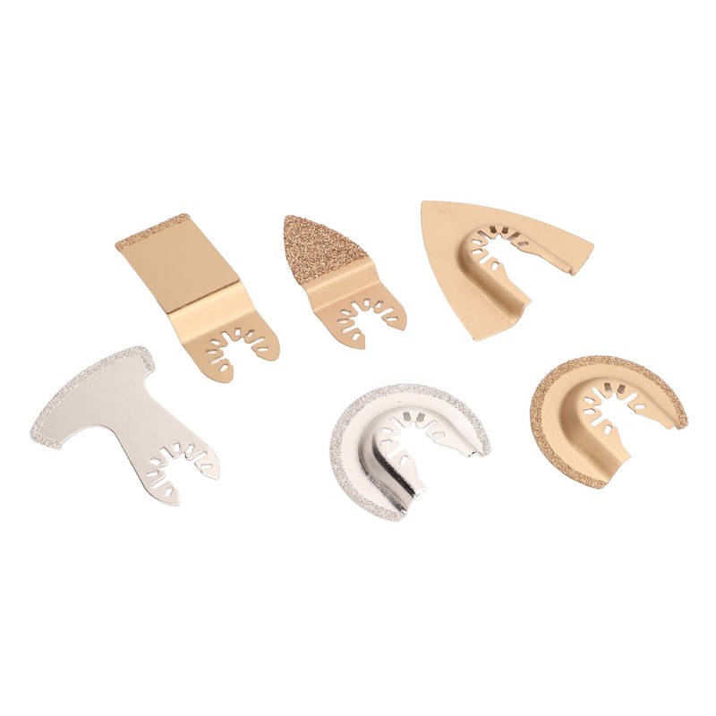 6PCS Oscillating Saw Blade Set Diamond Cemented Carbide Wear Resistance