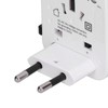 International Power Adapter Travel Plug with 4 USB Ports for