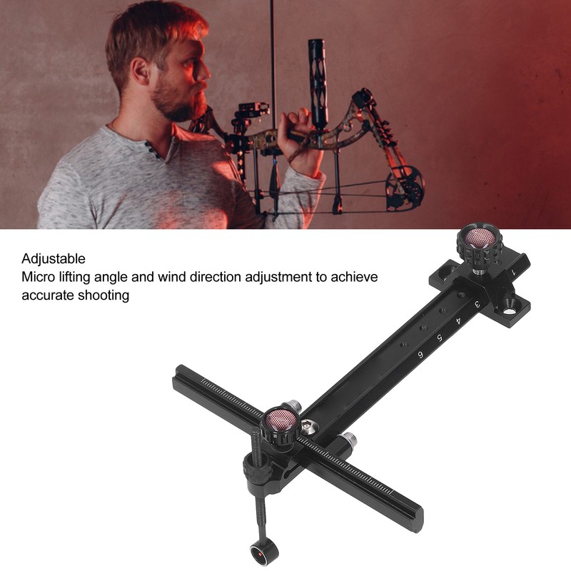 Archery Recurve Bow Sight T Shape Adjustable Metal Shooting Target