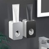 Toothpaste Squeezer Holder, 2 Pieces Automatic Toothpaste Squeezer, Wall Mounted