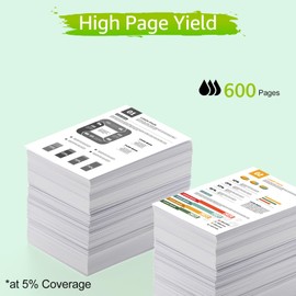 greencycle Remanufactured High Yield Ink Cartridge Replacement for HP 64 XL 64XL N9J91AN N9J92AN Compatible with Envy Photo 7858 7855 7155 6255 7158 7164, Envy 5542 Printer (2 Black)