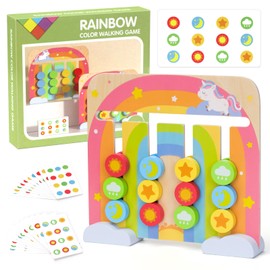 Toys for 2 3 4 5 Year Old Boys: Educational Montessori Toy Age 3-4-5-6 Kids Wooden Puzzle Games for 2-7 Year Olds Boys Girls Birthday Gifts for 3 4 5 Toddler Colour Matching Learning Toy Maze Game