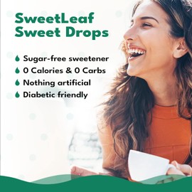 SweetLeaf SteviaClear Sweet Drops - Stevia Liquid Drops Sweetener, Pure Stevia Drops with No Bitter Aftertaste, Liquid Sugar Alternative, Zero Calorie, Keto Food, Non-GMO SweetLeaf Stevia, 4 Fl Oz (Pack of 2)
