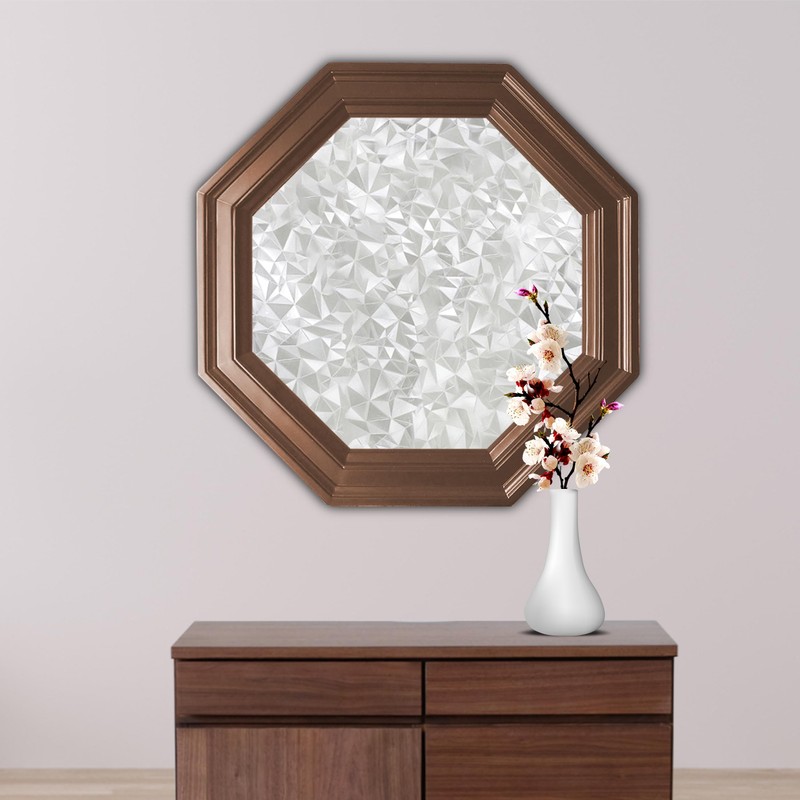 Autotech Park Precut Pattern Texture Octagon Window Film Shade, Self