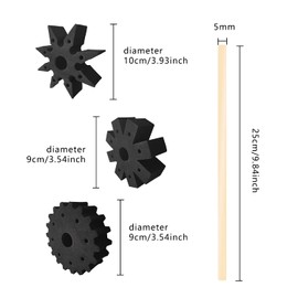 WOOPSOO Epoxy Glitter Pen Turner Attachment, Pen Turner Adapter to Hold The Pens, 28set Glitter Epoxy Pen Holder for Cup Turner DIY Craft Epoxy Resin Pens, Fits for Tumbler Pen Turner