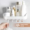 Luxear Shower Caddy, Suction Cup Shower Shelf, No Drilling Powerful