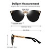 Dollger UV400 - anteojos de sol con diseño de calavera,
