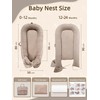 EAQ Baby Lounger Cover, Portable Baby Nest Cover Breathable &