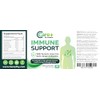 Immune Support Capsules: High Strength Turmeric, Green Tea, Garlic, Ginger