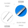 Soolkerr 4 Pcs Stainless Steel Lab Spatula Micro Spoon Set