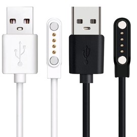 Blueshaweu Charging Cable Compatible with Relxhome Bone Sound Headphones AS18 X2, Cable Charger Charging Station for Relxhome AS18 X2 / AS18 Pro Bone Sound Headphones (Black + White)