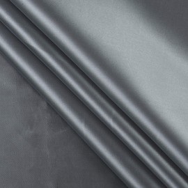 MDS Pack of 70 Yard Charmeuse Satin Fabric for Wedding Arch Drapery Panel Party Event Banquet Decoration Home Curtain Dress DIY Crafts Costumes Apparel Bridal Silky Sateen 44" Wide - Light Silver