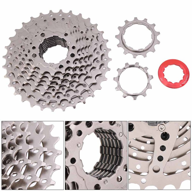 9 Speed 11-32T Folding Bike Steel Cassette Freewheel Bicycle Accessory
