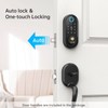 SMONET Front Door Lock Set with Handle, Smart Fingerprint Keyless