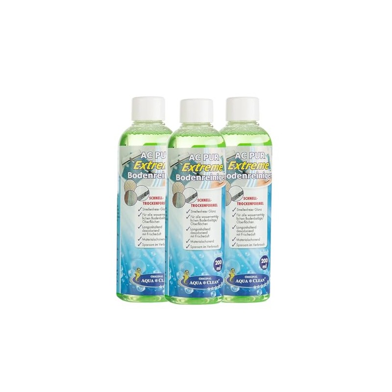 AQUA CLEAN PUR Extreme Bodenreiniger Konzentrat 3x 200ml