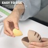 Paquete de 4 soportes de esponja para brochas de maquillaje,
