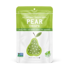 Nature’s Turn Freeze-Dried Fruit Snacks, Pear Crisps, Pack of 12 (0.53 oz Each)