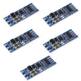 JZK 5pcs TTL to RS485 Module, 485 to Serial Port, UART Level Mutual Conversion, Automatic Hardware Flow Control, TTL Turn RS485 3.3V 5V