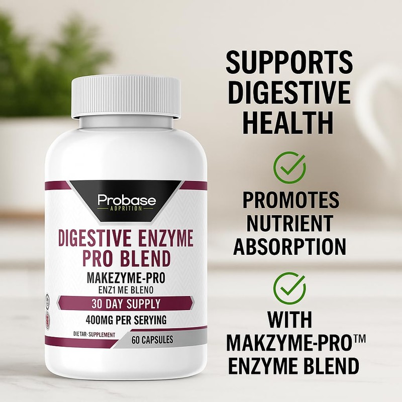 Digestive Enzyme Pro Blend 60 Capsules 30-Day Supply