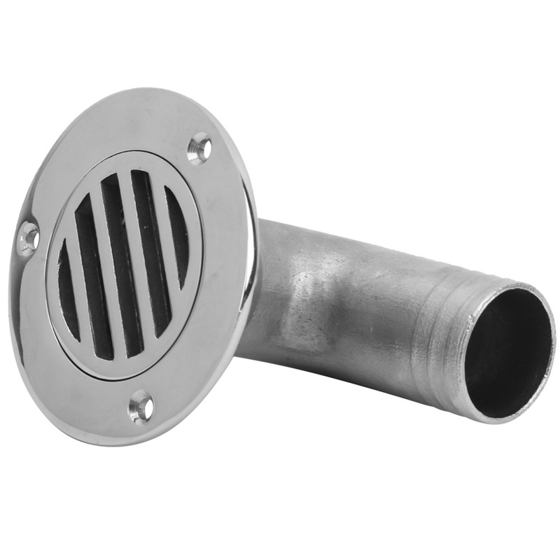 Durable Boat Floor Drain 316 Stainless Steel Marine 90 Degree