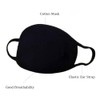 Cotton Mask, Reusable Black Daily Anti-Dust Mouth Cover with Funny