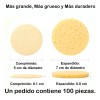 100pzs Esponja Facial Comprimida Para Limpieza Y Exfoliación