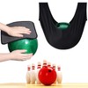 BROYEUR 2PCS Bowling Seesaw Bag and Bowling Shammy Pad,Microfiber Bowling
