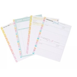 The Happy Planner Debt Payoff Ring Bound Daily Tracker, 40 Sheets