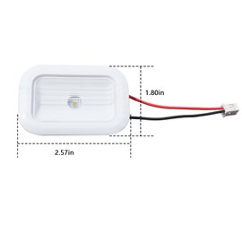 KOLEOLL 1 PCS W10843353 W11205083 W10695459 Compatible with Whirlpool Refrigerator LED Light Board Module Replace W10412708 W10279030 W10660728 W11126053