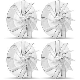 LEFITPA 4 Pack Plastic Motor Fan Vacuum Cleaner Part for Eureka for Sanitaire 12988 Vacuums (5" x 1/4" Center Hole)