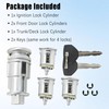 Shtuomoland Ignition Switch Lock Cylinder & Door Lock Cylinder with
