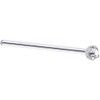 Body Candy Solid 14k White Gold 1.5mm (0.015 cttw) Genuine