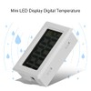 Fdit Termómetro Digital, con Pantalla LCD Mini y Sonda de