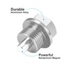 X AUTOHAUX 2 Set M18x1.5 Oil Drain Plug Aluminum Alloy
